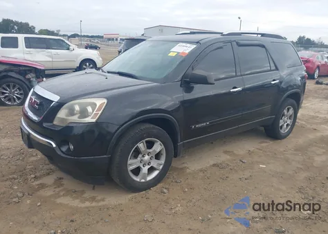 2008 GMC Acadia Sle-1 z USA, uszkodzony, nr VIN 1GKER13758J256221